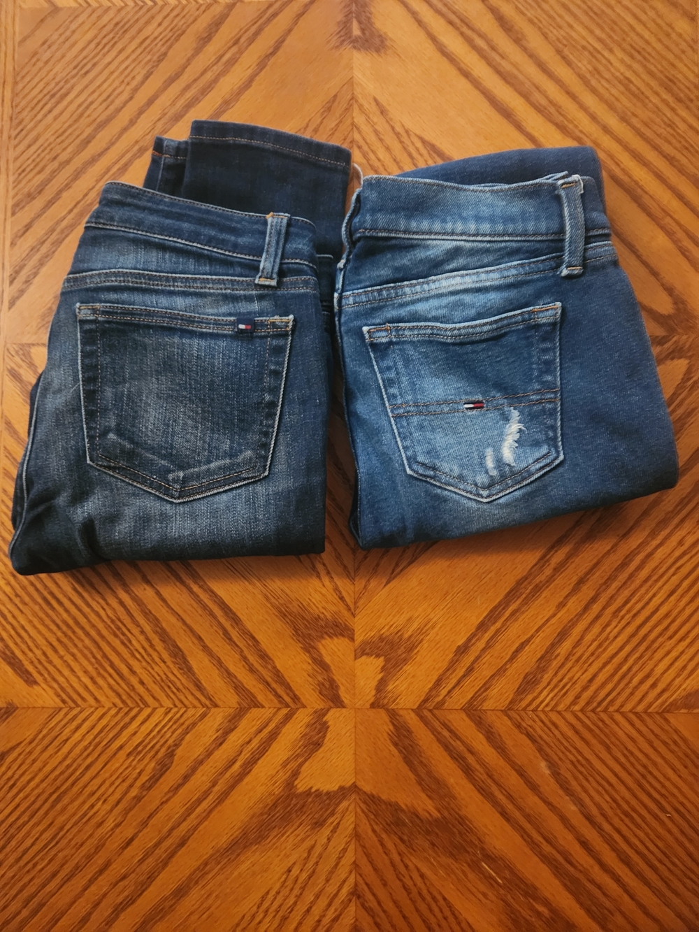 Tommy Hilfiger Women's Blue Denim Jeans - Mid Wash